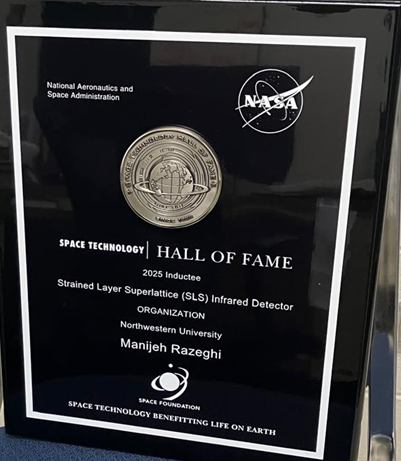 NASA Hall of Fame given to Dr. Manijeh Razeghi